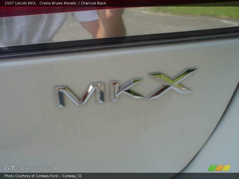Creme Brulee Metallic / Charcoal Black 2007 Lincoln MKX