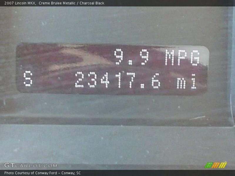 Creme Brulee Metallic / Charcoal Black 2007 Lincoln MKX