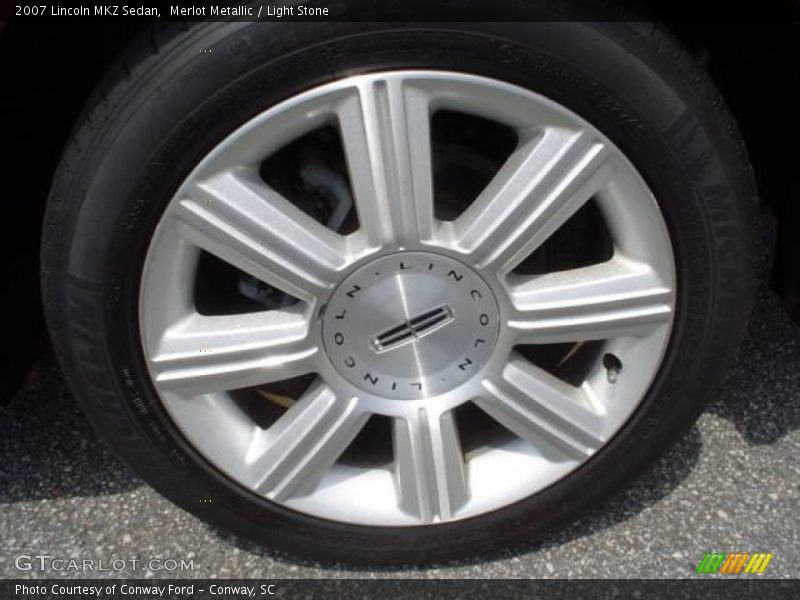 Merlot Metallic / Light Stone 2007 Lincoln MKZ Sedan