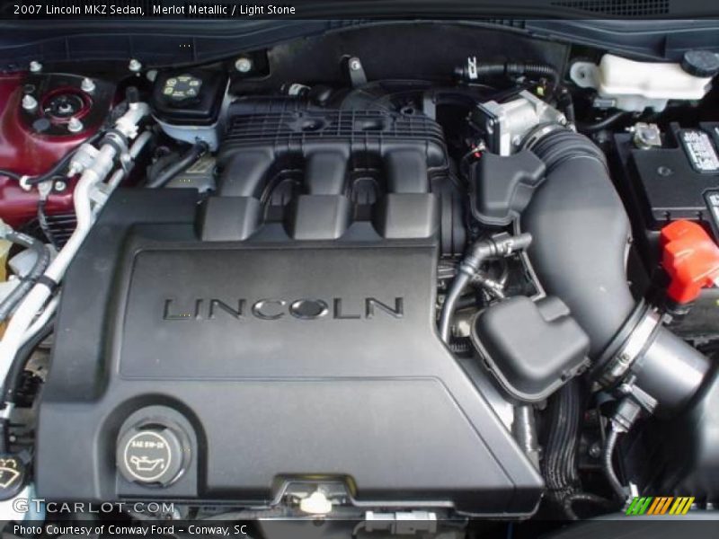Merlot Metallic / Light Stone 2007 Lincoln MKZ Sedan