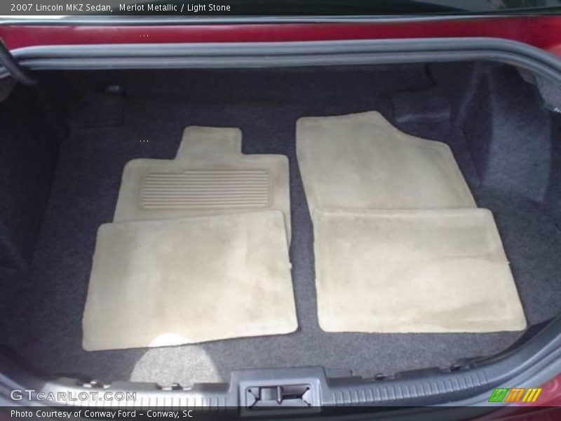 Merlot Metallic / Light Stone 2007 Lincoln MKZ Sedan