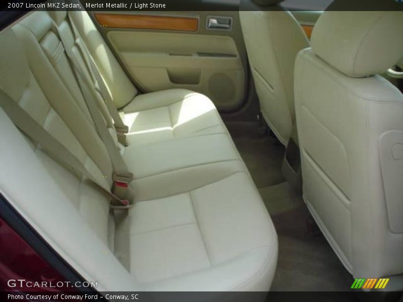 Merlot Metallic / Light Stone 2007 Lincoln MKZ Sedan
