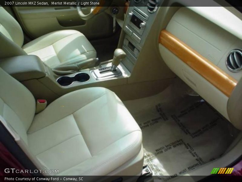 Merlot Metallic / Light Stone 2007 Lincoln MKZ Sedan