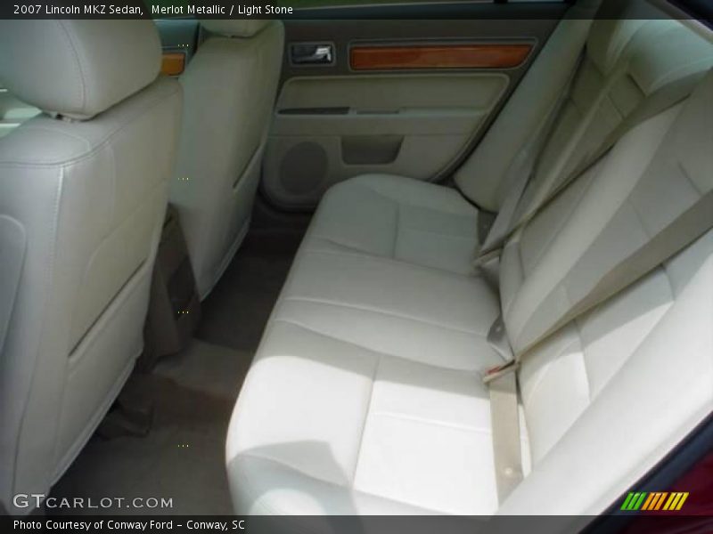 Merlot Metallic / Light Stone 2007 Lincoln MKZ Sedan