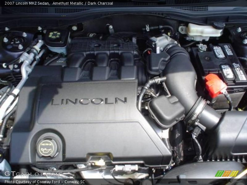 Amethyst Metallic / Dark Charcoal 2007 Lincoln MKZ Sedan
