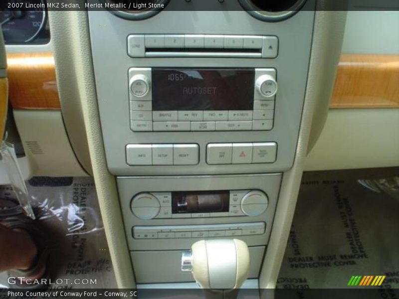 Merlot Metallic / Light Stone 2007 Lincoln MKZ Sedan