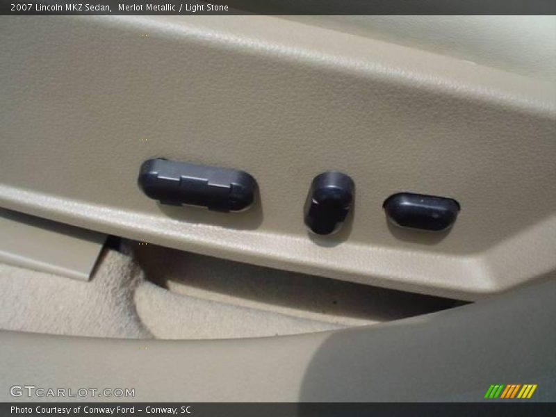 Merlot Metallic / Light Stone 2007 Lincoln MKZ Sedan
