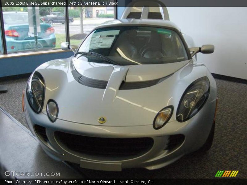 Arctic Silver Metallic / Black 2009 Lotus Elise SC Supercharged