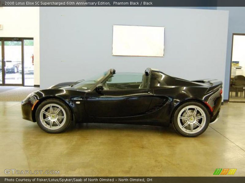 Phantom Black / Black 2008 Lotus Elise SC Supercharged 60th Anniversary Edition