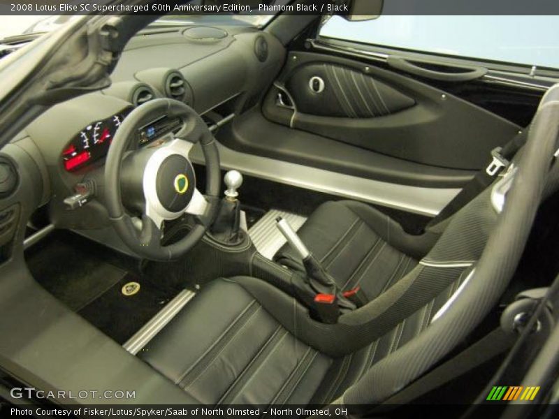 Phantom Black / Black 2008 Lotus Elise SC Supercharged 60th Anniversary Edition