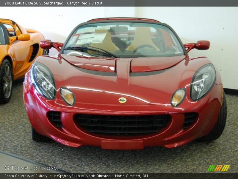 Canyon Red / Biscuit 2008 Lotus Elise SC Supercharged
