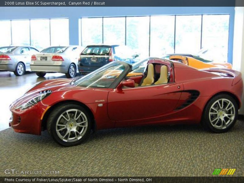 Canyon Red / Biscuit 2008 Lotus Elise SC Supercharged