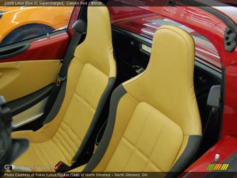  2008 Elise SC Supercharged Biscuit Interior