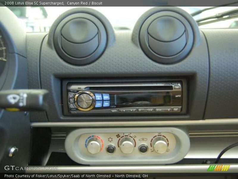 Controls of 2008 Elise SC Supercharged
