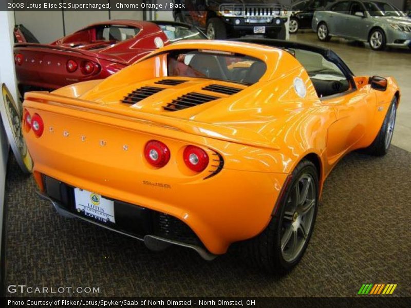 Chrome Orange / Black 2008 Lotus Elise SC Supercharged