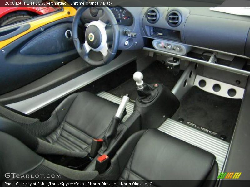 Dashboard of 2008 Elise SC Supercharged