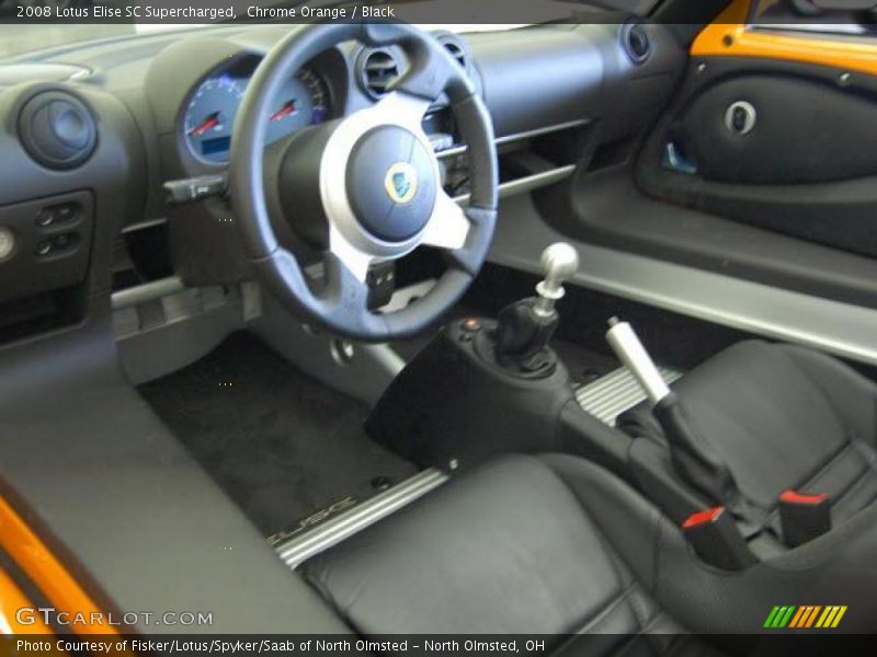Black Interior - 2008 Elise SC Supercharged 