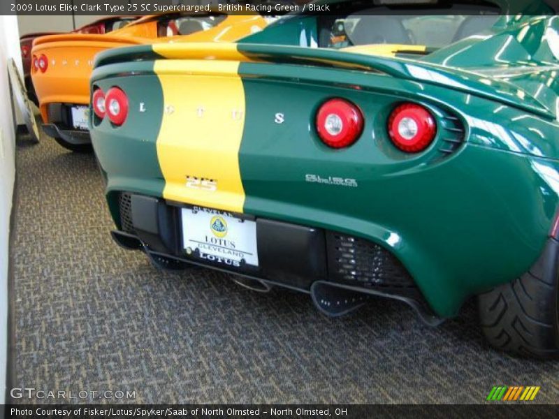 British Racing Green / Black 2009 Lotus Elise Clark Type 25 SC Supercharged