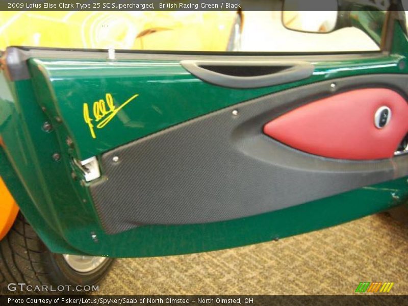 British Racing Green / Black 2009 Lotus Elise Clark Type 25 SC Supercharged
