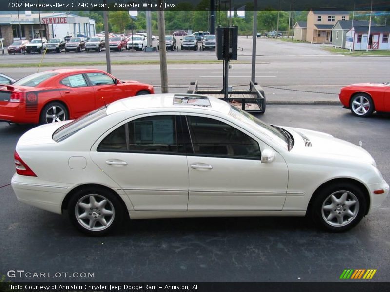 Alabaster White / Java 2002 Mercedes-Benz C 240 Sedan