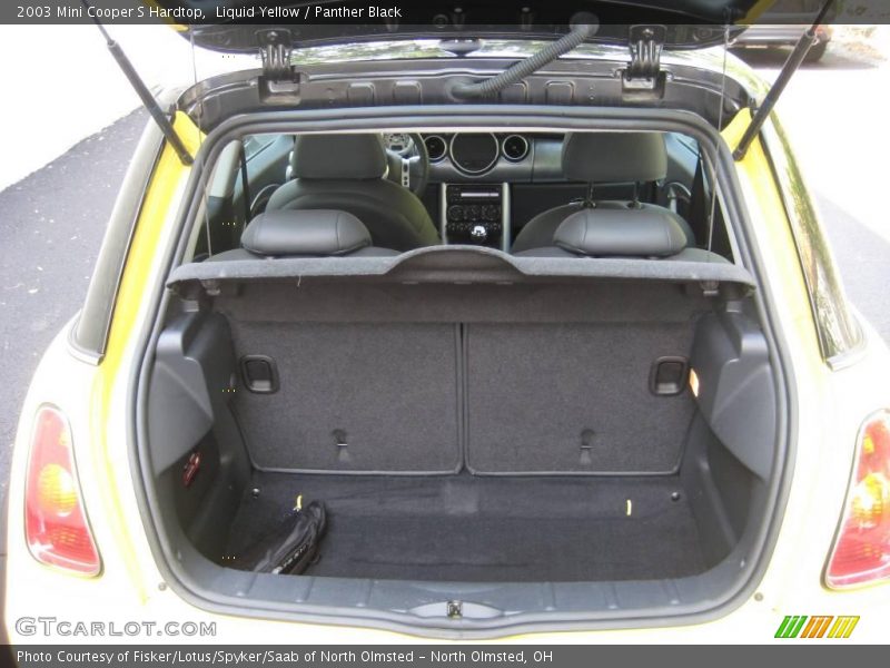 Liquid Yellow / Panther Black 2003 Mini Cooper S Hardtop