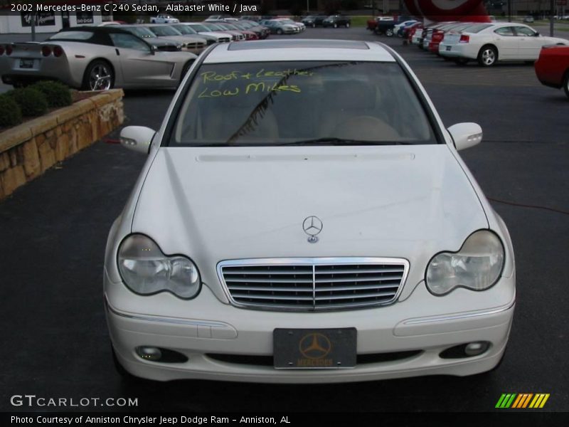 Alabaster White / Java 2002 Mercedes-Benz C 240 Sedan