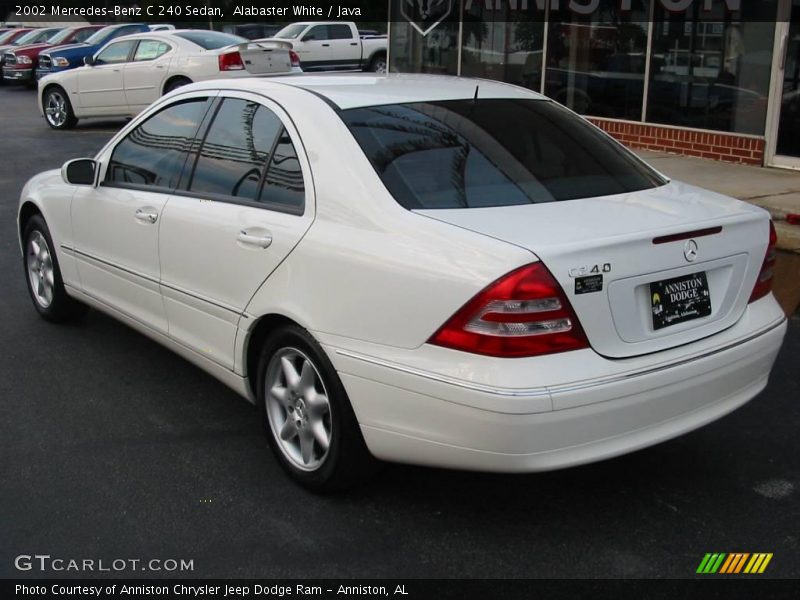 Alabaster White / Java 2002 Mercedes-Benz C 240 Sedan