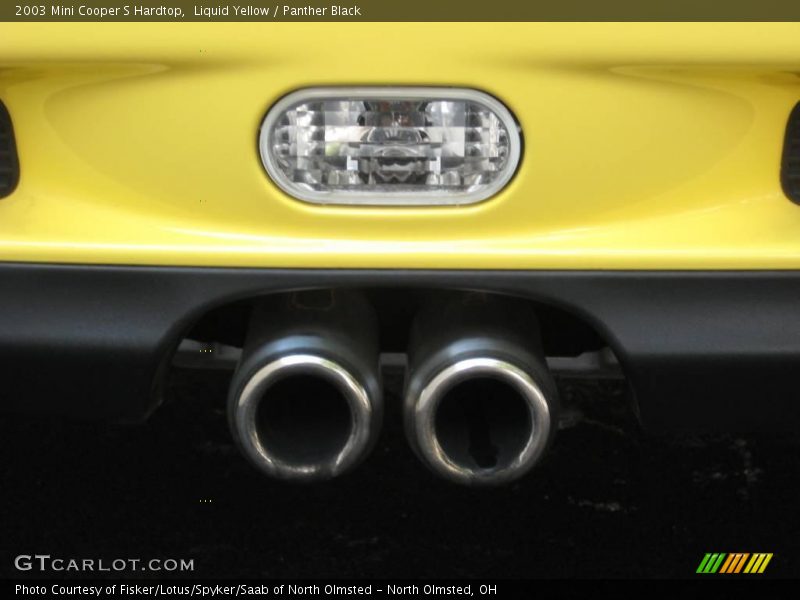 Liquid Yellow / Panther Black 2003 Mini Cooper S Hardtop