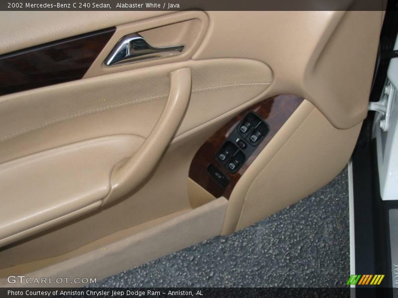 Alabaster White / Java 2002 Mercedes-Benz C 240 Sedan