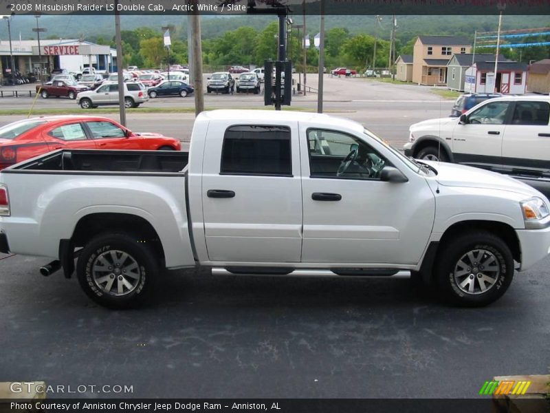 Arctic White / Slate 2008 Mitsubishi Raider LS Double Cab