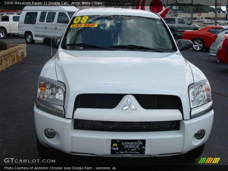 Arctic White / Slate 2008 Mitsubishi Raider LS Double Cab