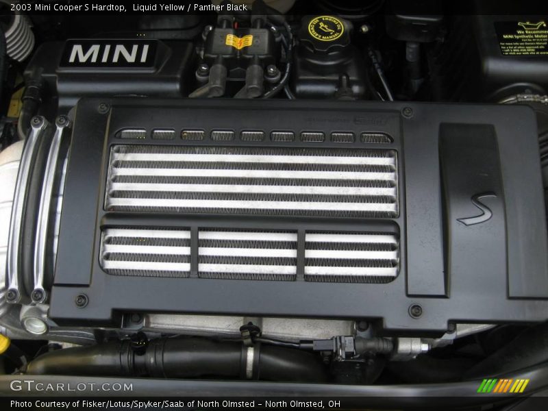 Liquid Yellow / Panther Black 2003 Mini Cooper S Hardtop