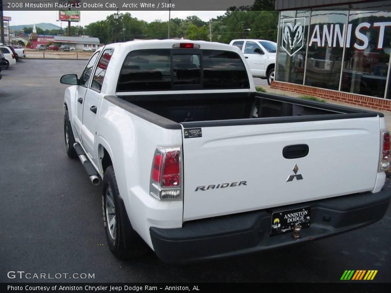 Arctic White / Slate 2008 Mitsubishi Raider LS Double Cab