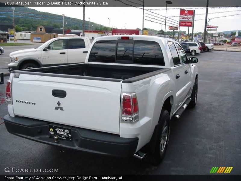 Arctic White / Slate 2008 Mitsubishi Raider LS Double Cab