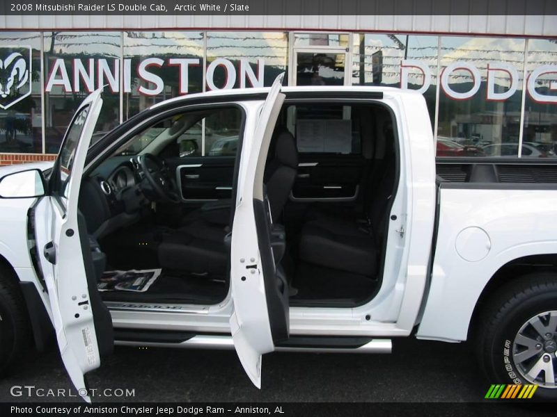 Arctic White / Slate 2008 Mitsubishi Raider LS Double Cab