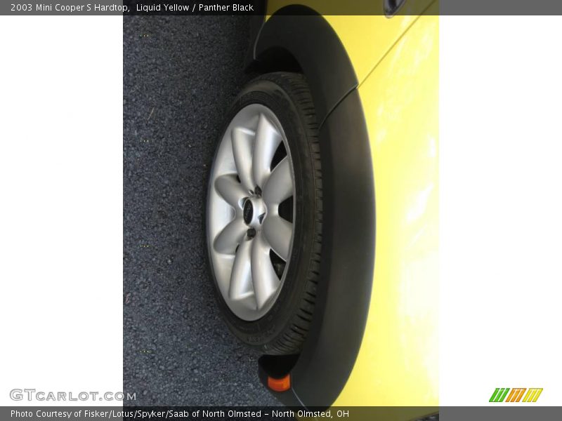Liquid Yellow / Panther Black 2003 Mini Cooper S Hardtop