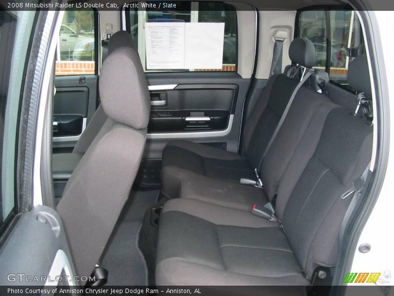 Arctic White / Slate 2008 Mitsubishi Raider LS Double Cab