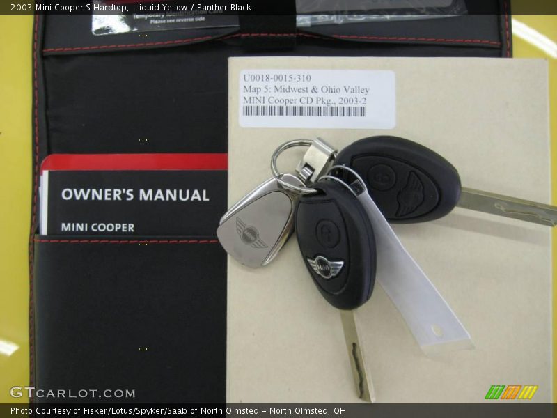 Liquid Yellow / Panther Black 2003 Mini Cooper S Hardtop