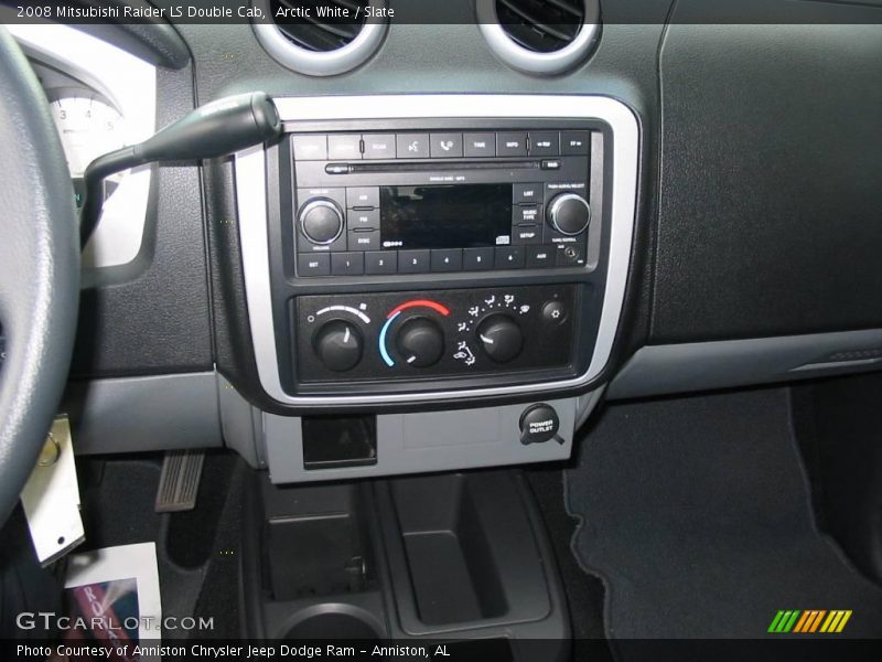 Arctic White / Slate 2008 Mitsubishi Raider LS Double Cab