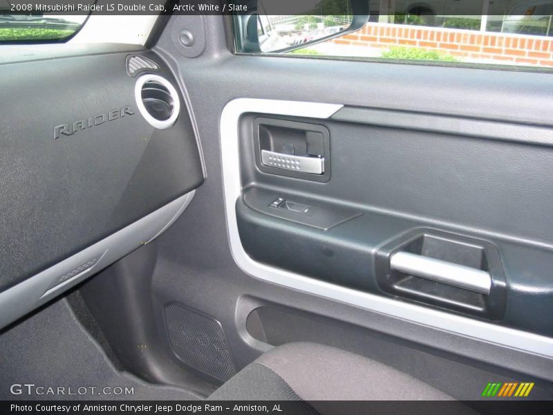 Arctic White / Slate 2008 Mitsubishi Raider LS Double Cab