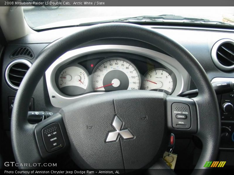 Arctic White / Slate 2008 Mitsubishi Raider LS Double Cab