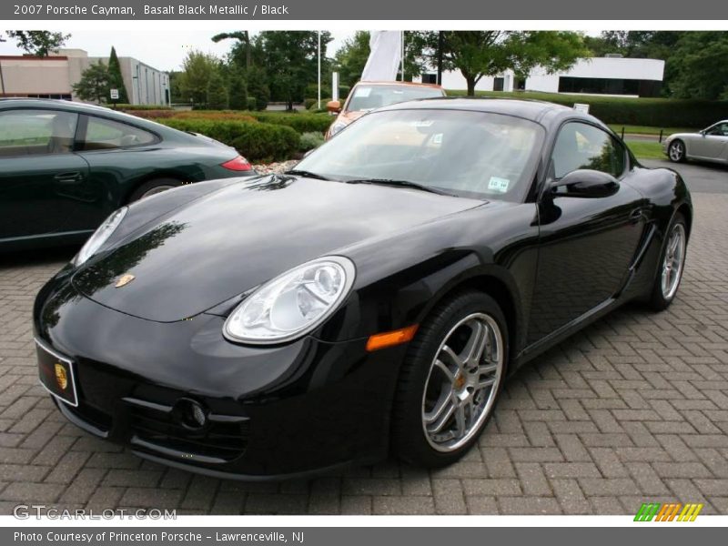 Basalt Black Metallic / Black 2007 Porsche Cayman