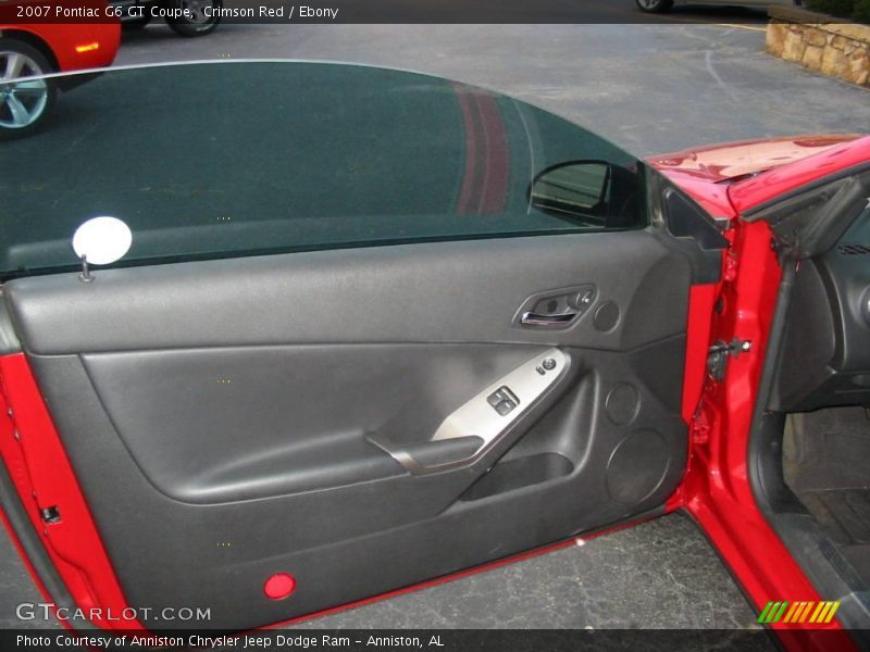 Crimson Red / Ebony 2007 Pontiac G6 GT Coupe