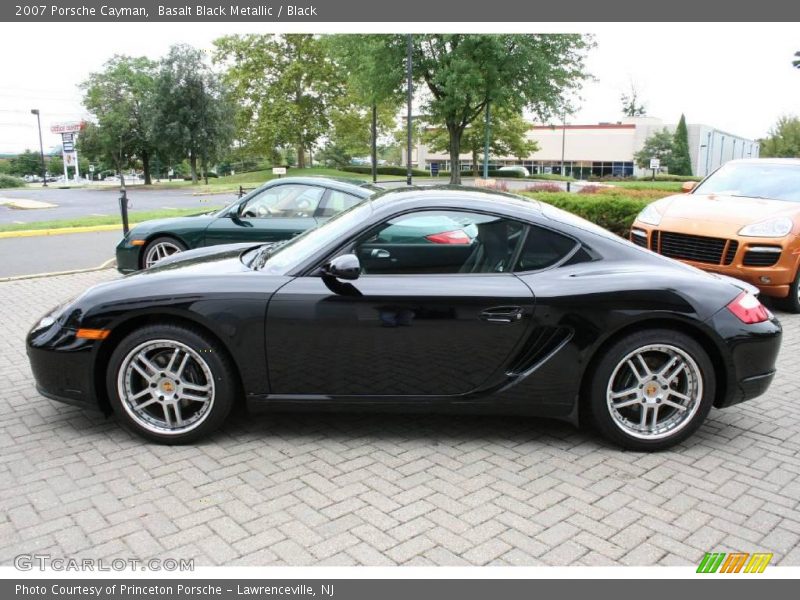 Basalt Black Metallic / Black 2007 Porsche Cayman