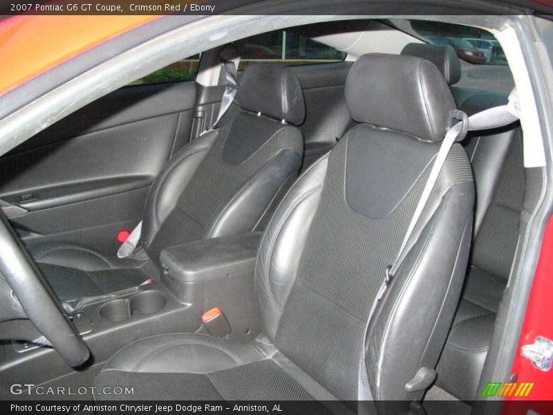 Crimson Red / Ebony 2007 Pontiac G6 GT Coupe