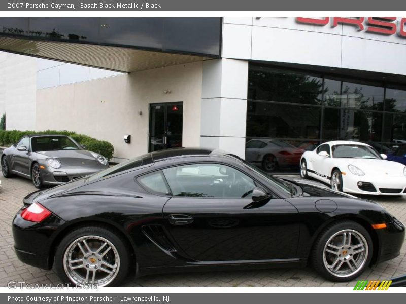 Basalt Black Metallic / Black 2007 Porsche Cayman