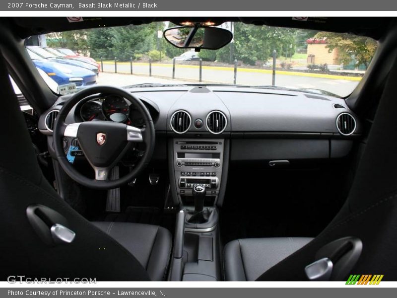 Basalt Black Metallic / Black 2007 Porsche Cayman