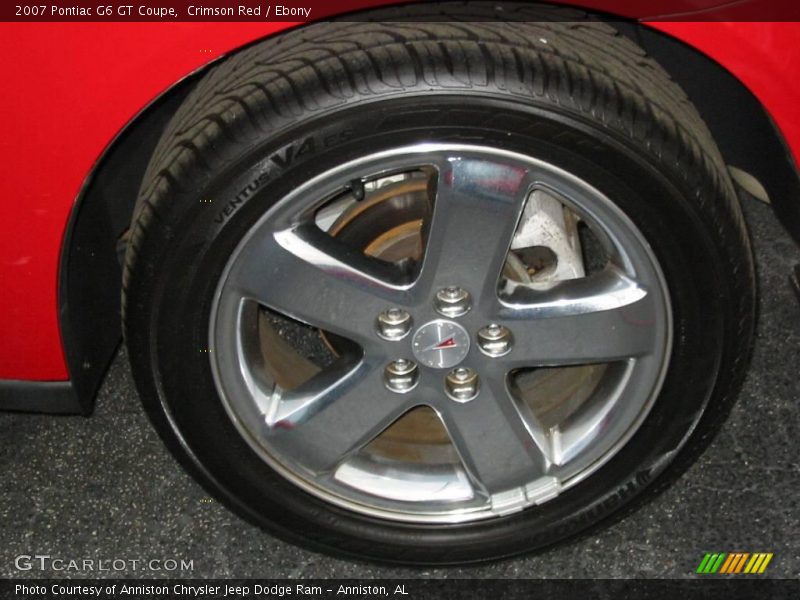 Crimson Red / Ebony 2007 Pontiac G6 GT Coupe