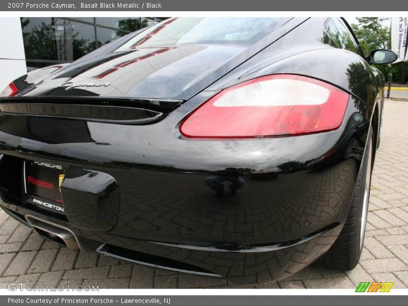 Basalt Black Metallic / Black 2007 Porsche Cayman