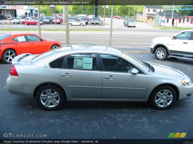 Silverstone Metallic / Ebony Black 2008 Chevrolet Impala LT
